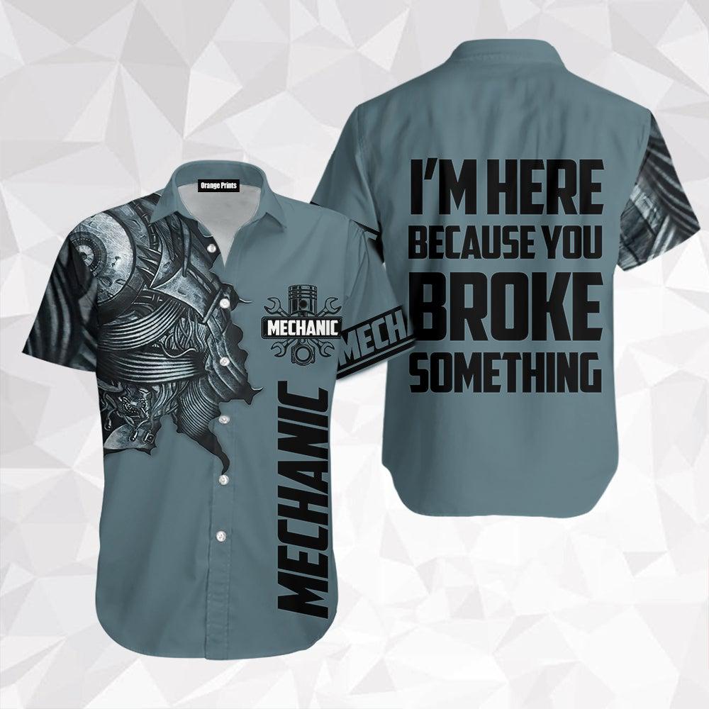 Mechanic Hawaii Shirt For Men Women Ha1646