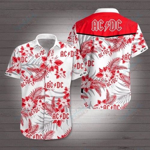 Ac/Dc Hawaiian Shirt For Summer