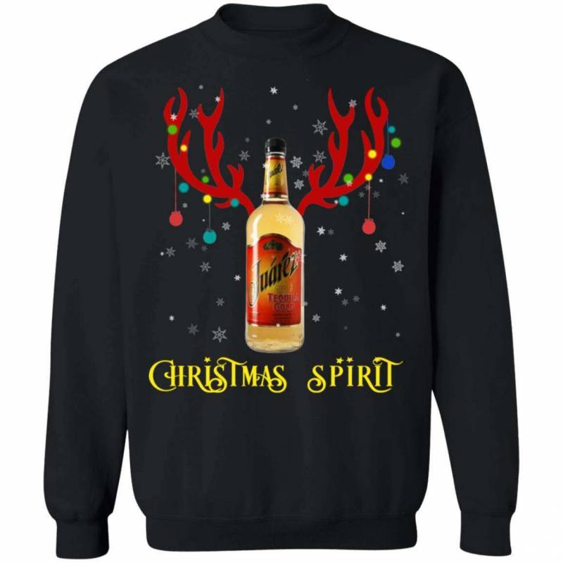 Xmas Sweater Juarez Christmas Spirit Tequila Reindeer Sweatshirt HA