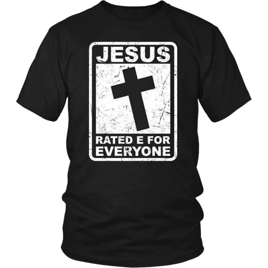 Jesus rated E for everyone t-shirt