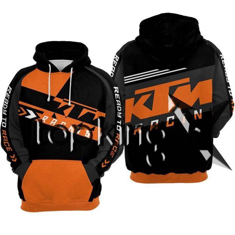 Ktm Racing Ktm Motogp Racing Manufacturer Team Ready To Race Sport Best Gifts For Racing Lovers All Over Print Hoodie S-5Xl