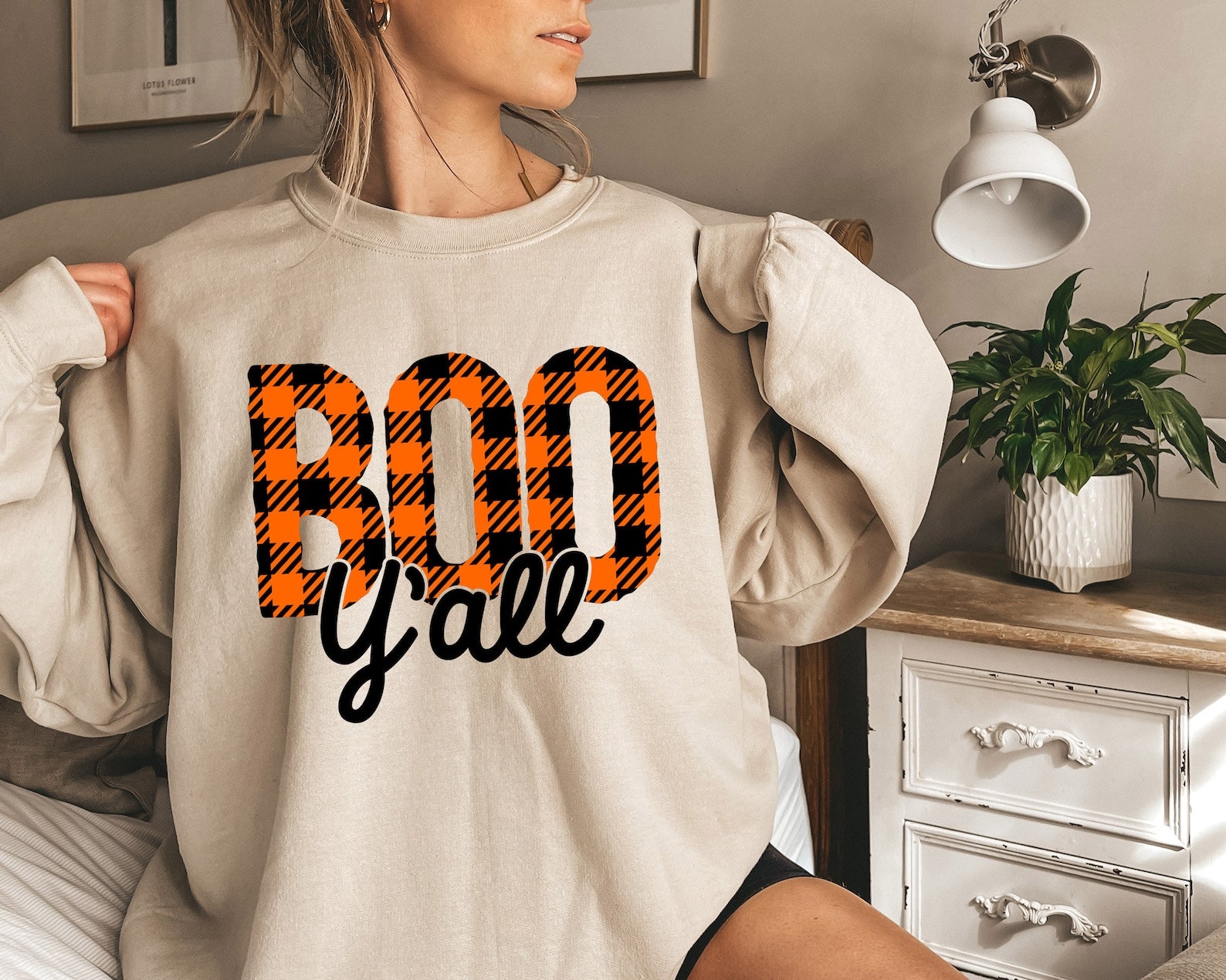 Halloween Sweatshirt, Spooky Vibes Sweatshirt, Funny Spooky Halloween Sweatshirt