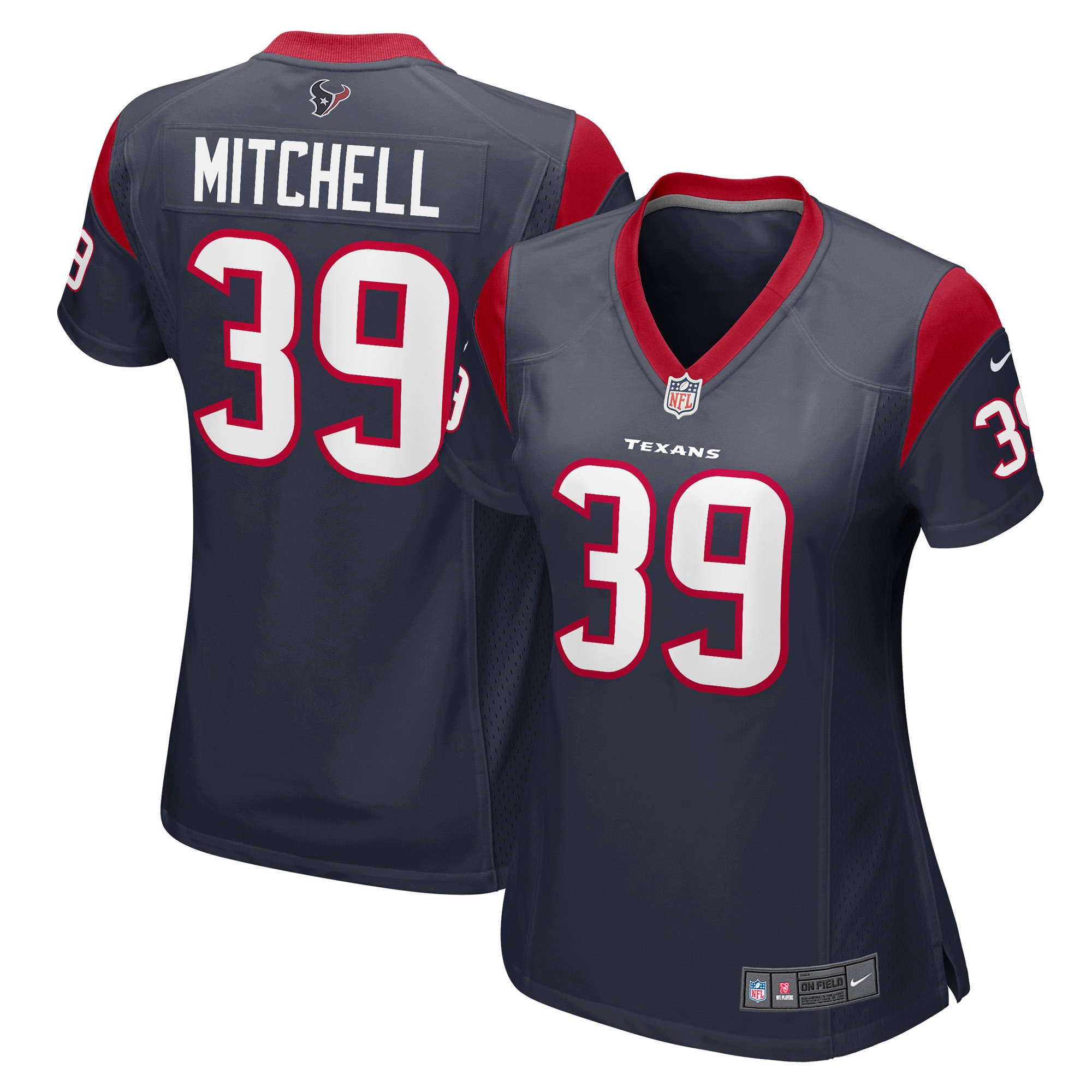 Terrance Mitchell Houston Texans Womens Game Jersey – Navy NFL