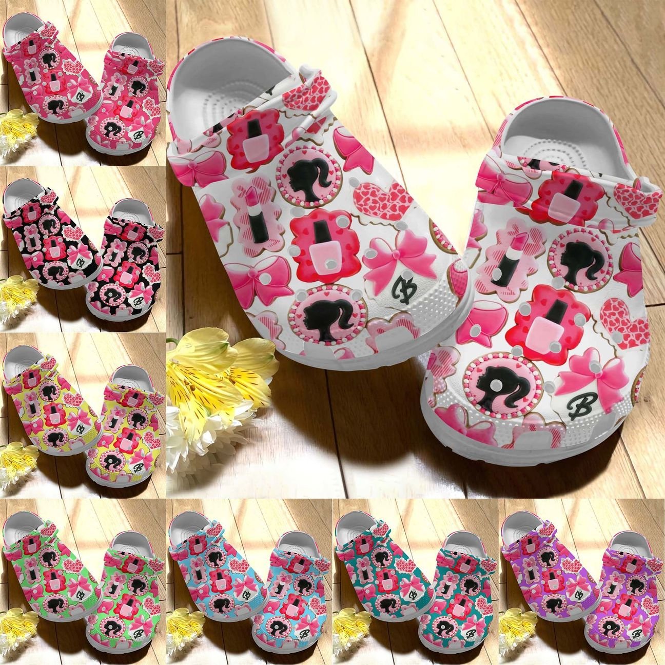 Nail Tech Personalize Clog, Custom Name, Text, Fashion Style For Women, Men, Kid, Print 3D Nail Tech