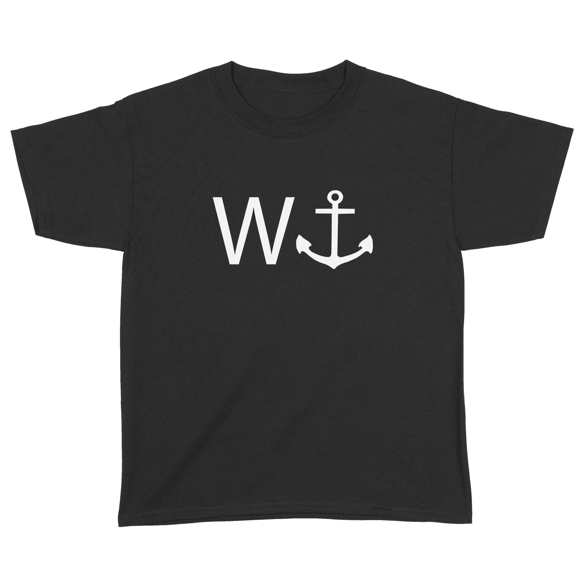 W Anchor Funny Slogan T-Shirt – Standard Youth T-Shirt