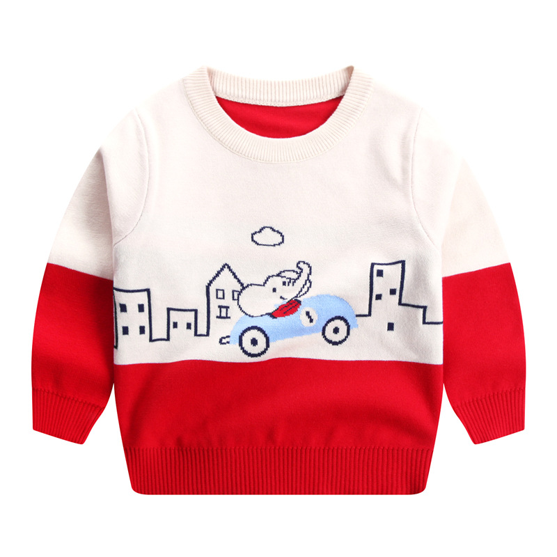 2022 Spring Autumn Kids Sweater Boys Sweater Winter Girls Pullover Clothes Knitted Cute Cat Cartoon Long Sleeve Children Sweater alx