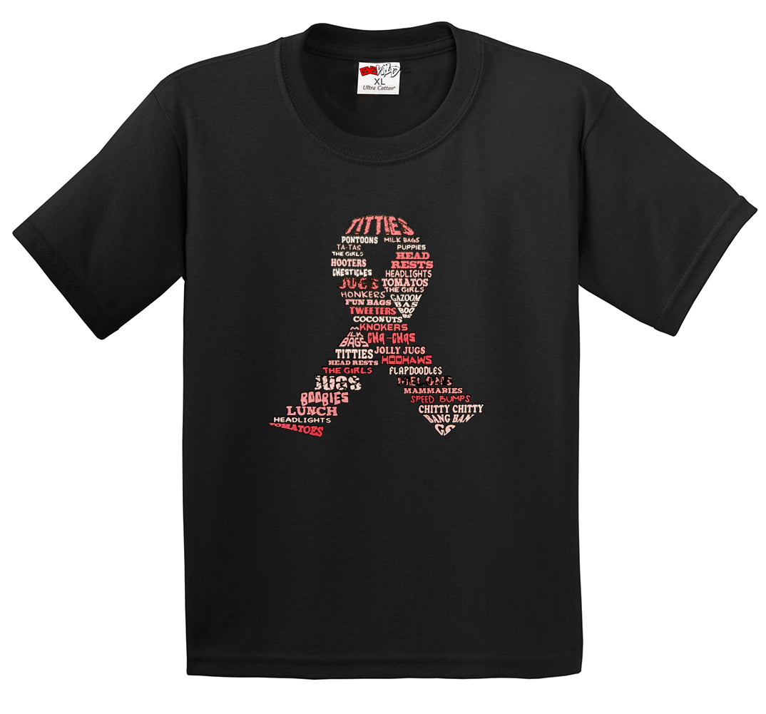 Breast Cancer Awareness ”Words” Men’s T-Shirt