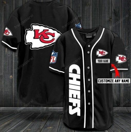 Kansas City Chiefs 4 Baseball Jersey Shirt