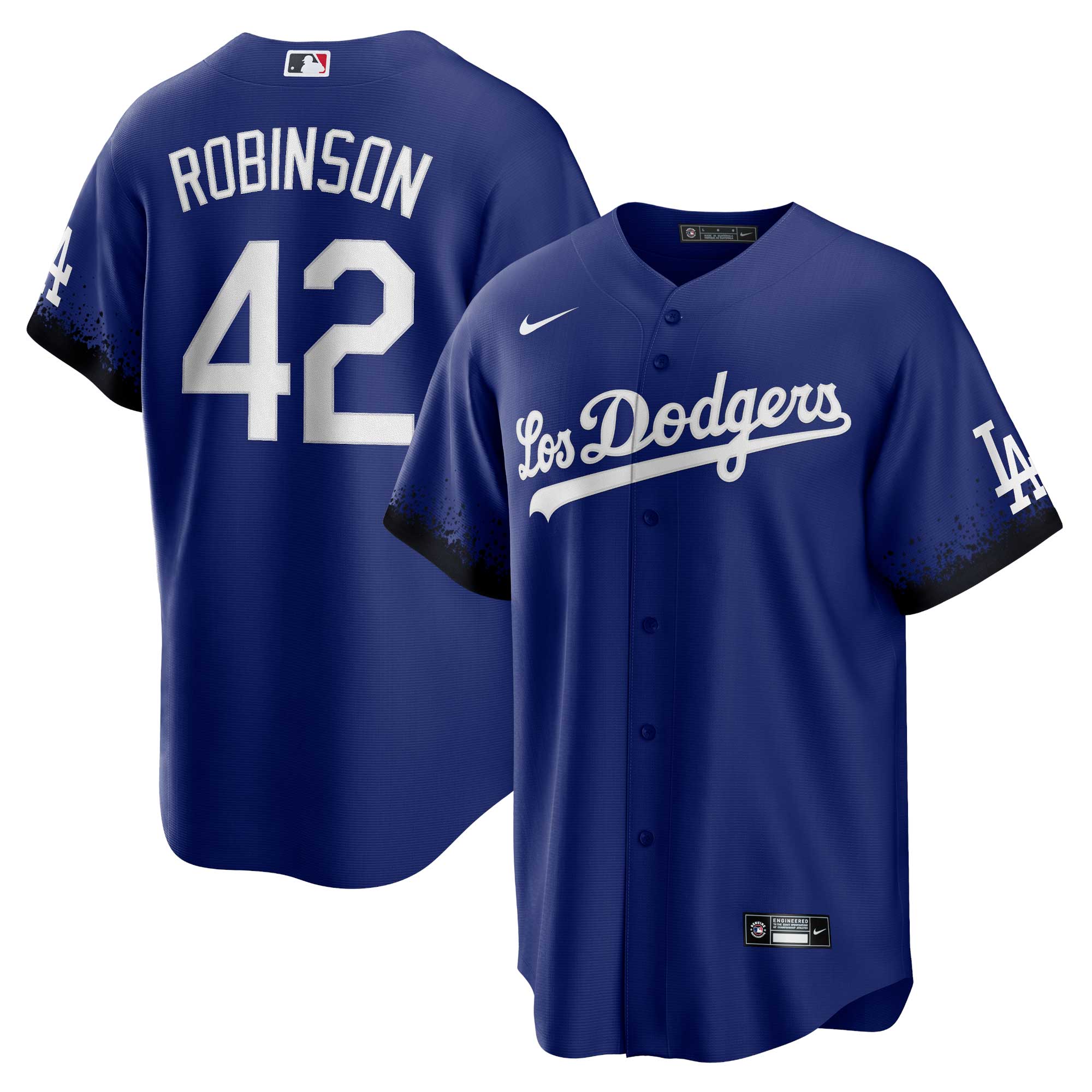 Men’s Los Angeles Dodgers Jackie Robinson Royal City Connect Player Jersey