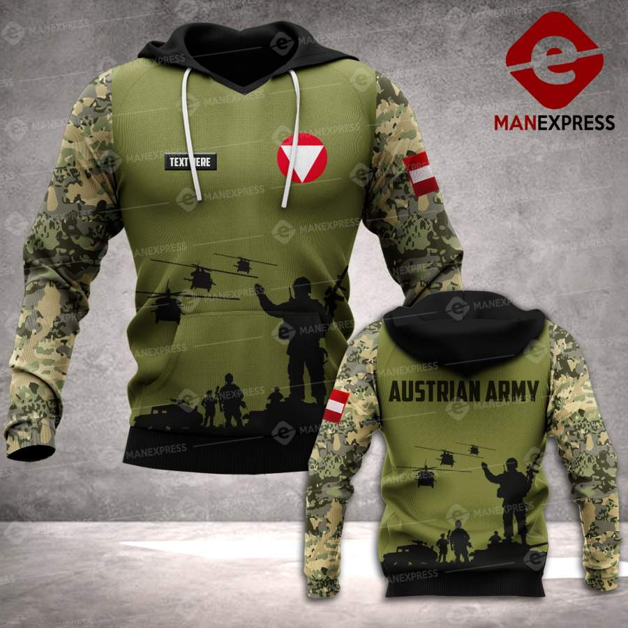 VH CUSTOMIZE  Autrian army 1706 hoodie – 3D ALL OVER PRINT