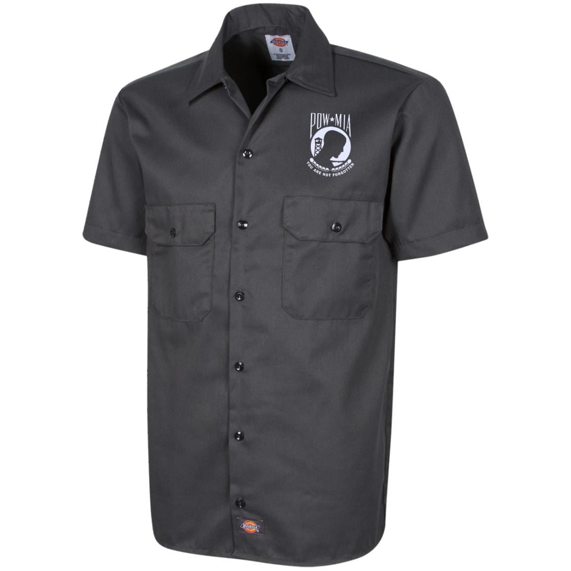 Pow Mia – You Are Not Forgotten Embroidered Dress Shirt – Workshirt