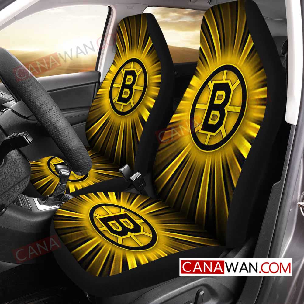 Boston Bruins Style791 3D Customized Personalized Car Seat Cover