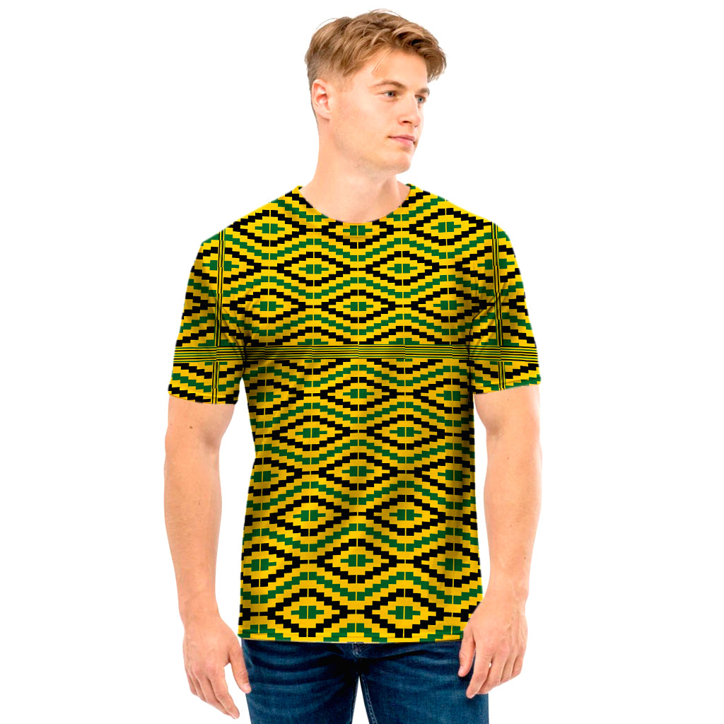 Kente African Pattern Print Men’S T-Shirt