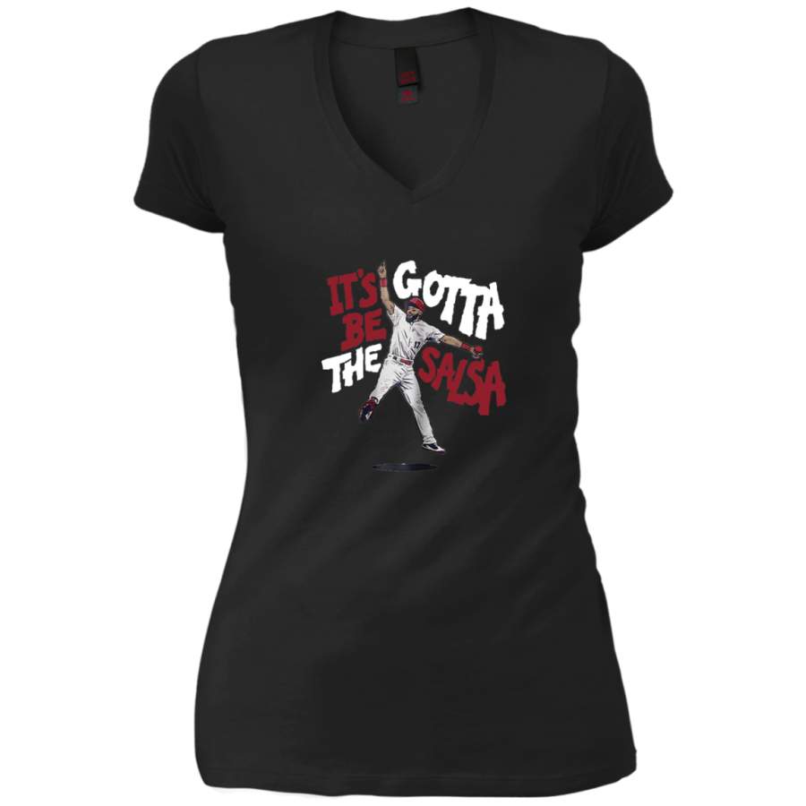 AGR It’s Gotta Be The Salsa Matt Ladies V-Neck