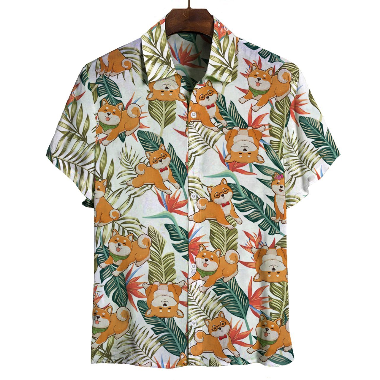 Shiba Inu  Hawaiian Shirt V1