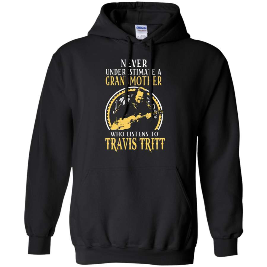 AGR Never Underestimate A Grandmother Who Listens To Travis Tritt Hoodie