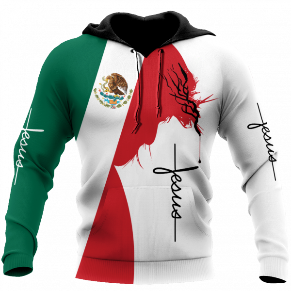 Mexico Jesus 3D All Over Printed Unisex Hoodie
