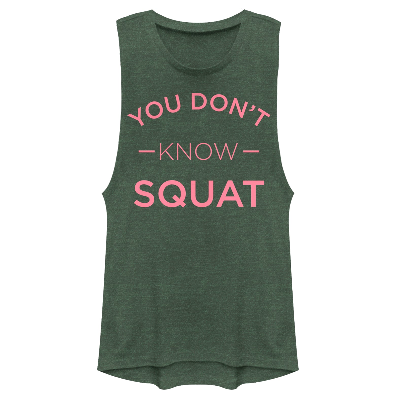 Chin Up Junior’S Don’T Know Squat  Festival Muscle Tee