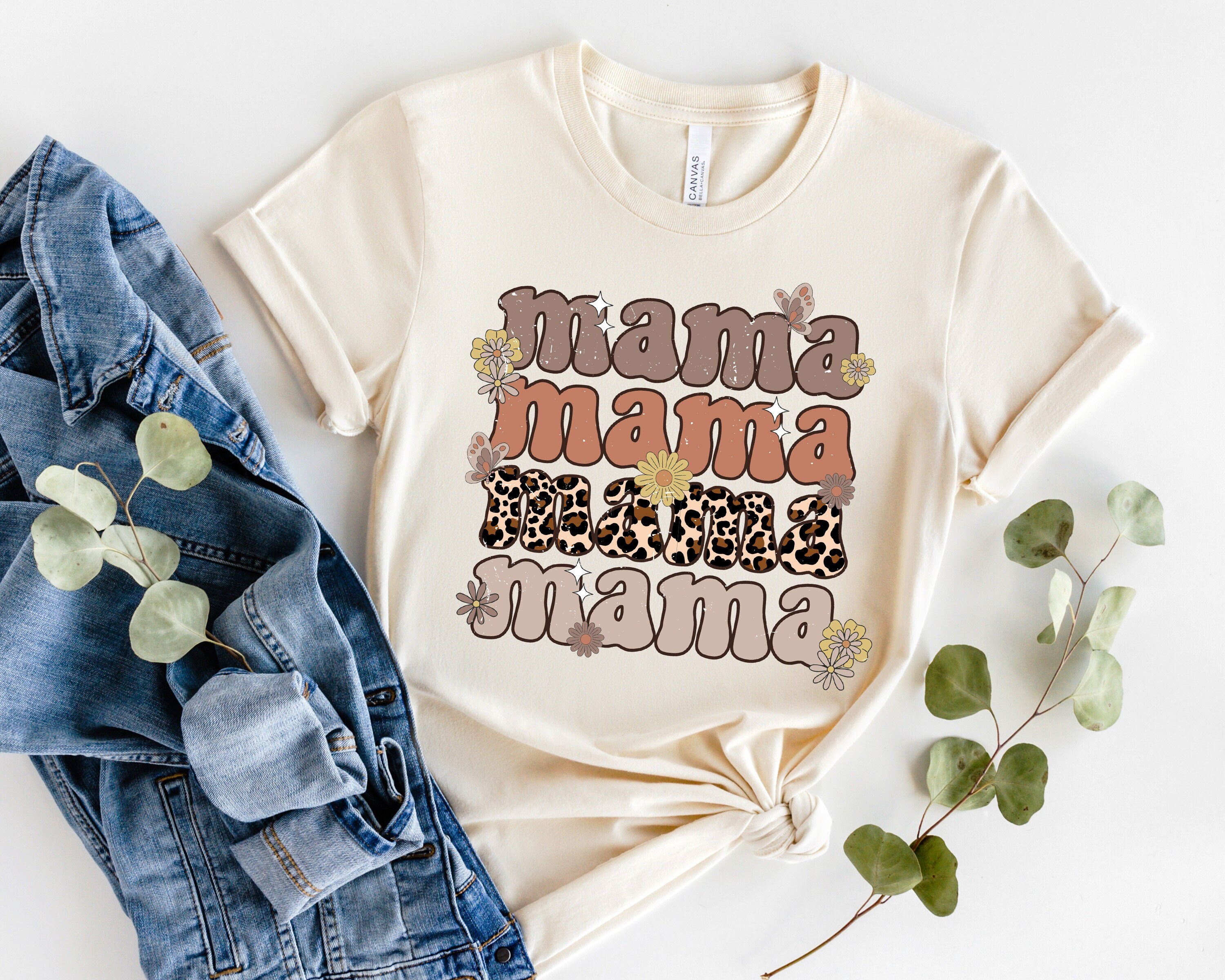 Mama Retro Flower Shirt, Mama Shirt, funny shirt, Shirts for Women, retro shirt, funny, western shirt, graphic tees,