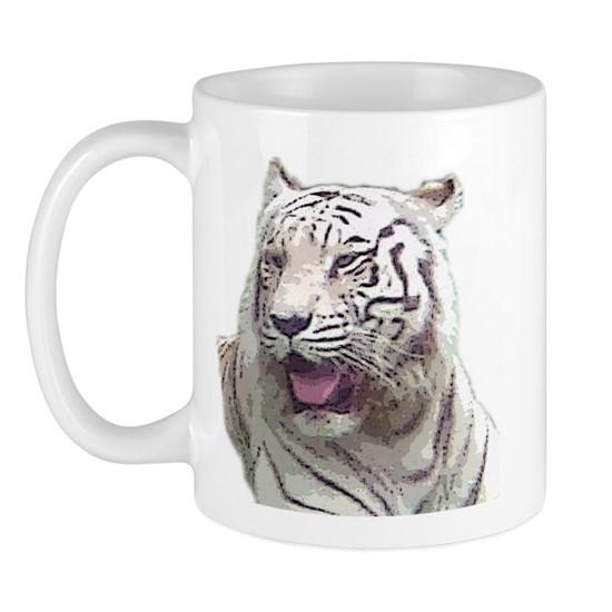 White Tiger 4 Mug