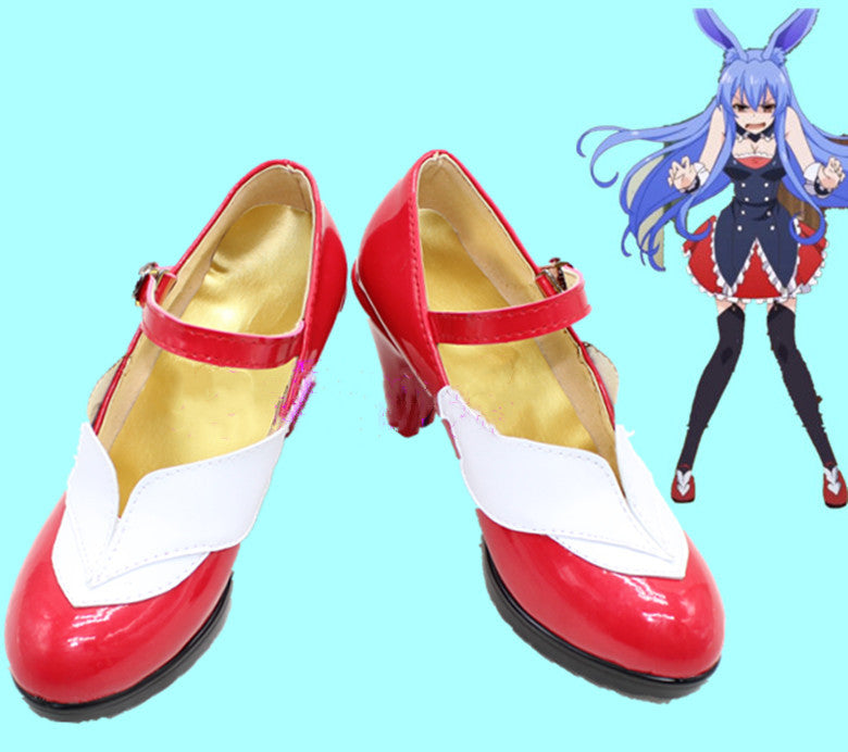 Problem Children Are Coming From Another World Black Rabbit Cosplay Shoes