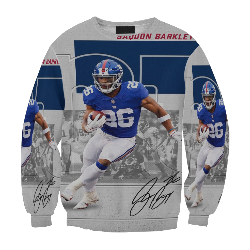 New York Giants Saquon Barkley10 Gift For Fan 3D Full Printing Sweatshirt