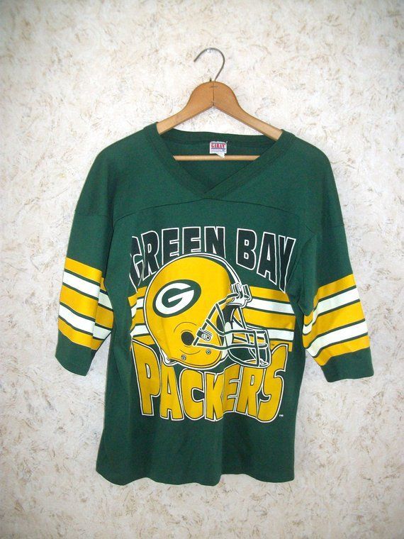 90S Green Bay Packers Green Graphic Garan Football Green Gold Boho Vintage 1 Shirt