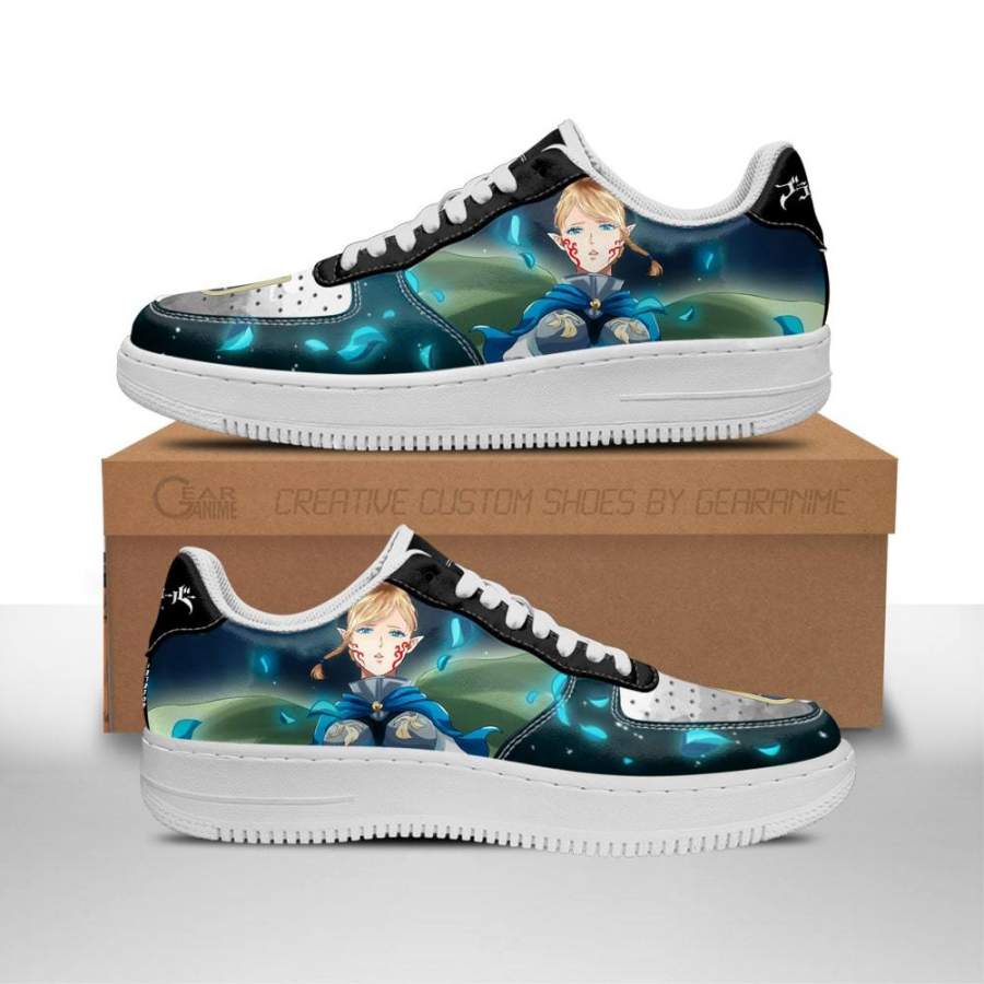Charlotte Roselei Air Sneakers Black Clover Anime Shoes Fan Gift