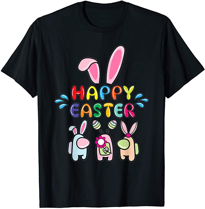 Bunny A.mong us Happy Easter T-Shirt