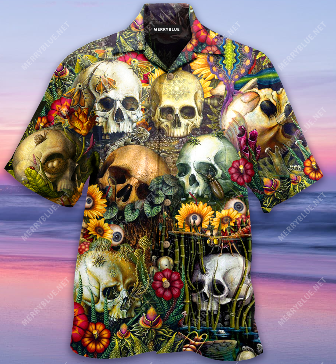 Back To The Beginning Skull Unisex Hawaii Shirt Ha40203