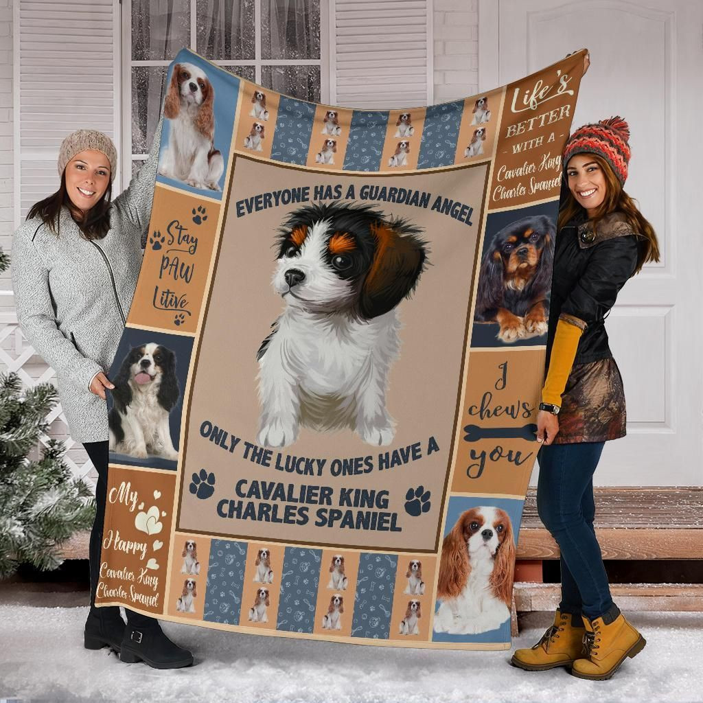 Cavalier King Charles Spaniel Blanket, Christmas Gift, Dog Lover Blanket