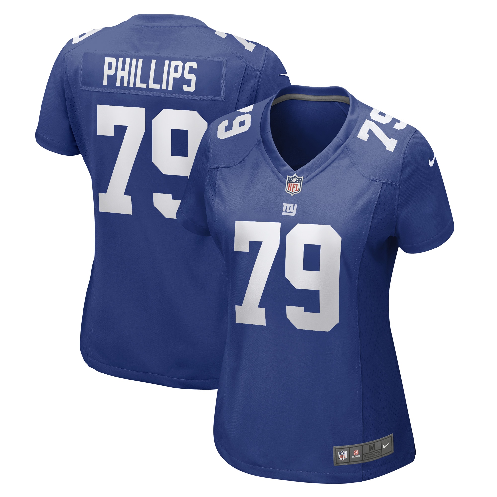 Tyre Phillips New York Giants Women's Game Player Jersey – Royal