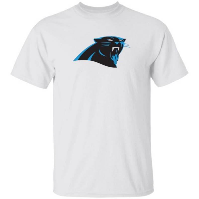 Carolina panthers apparel cheap Carolina Panthers Shirt Jordan Tongue White Tee