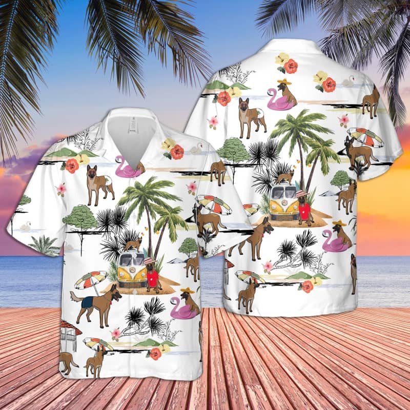 Felacia Unisex Belgian Malinois Beach Hawaii Shirt Ha106050