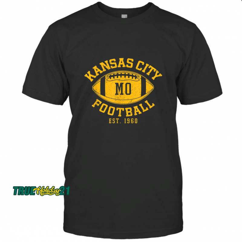 Kansas City Football Vintage KC Missouri Chief Retro Gift T-shirt