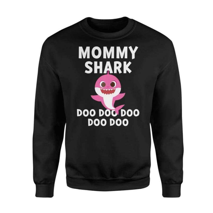 Womens Pinkfong Mommy Shark Official – Standard Fleece Sweatshirt