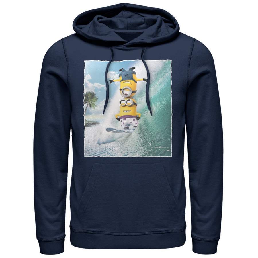 Despicable Me Men’s Minion Surf Tricks  Lightweight Hoodie