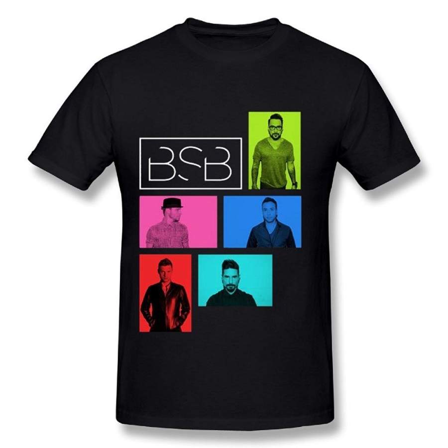 YPS Hot Backstreet Boys Larger Than Life Tour T Shirt fashion short sleeved T-shirt for men