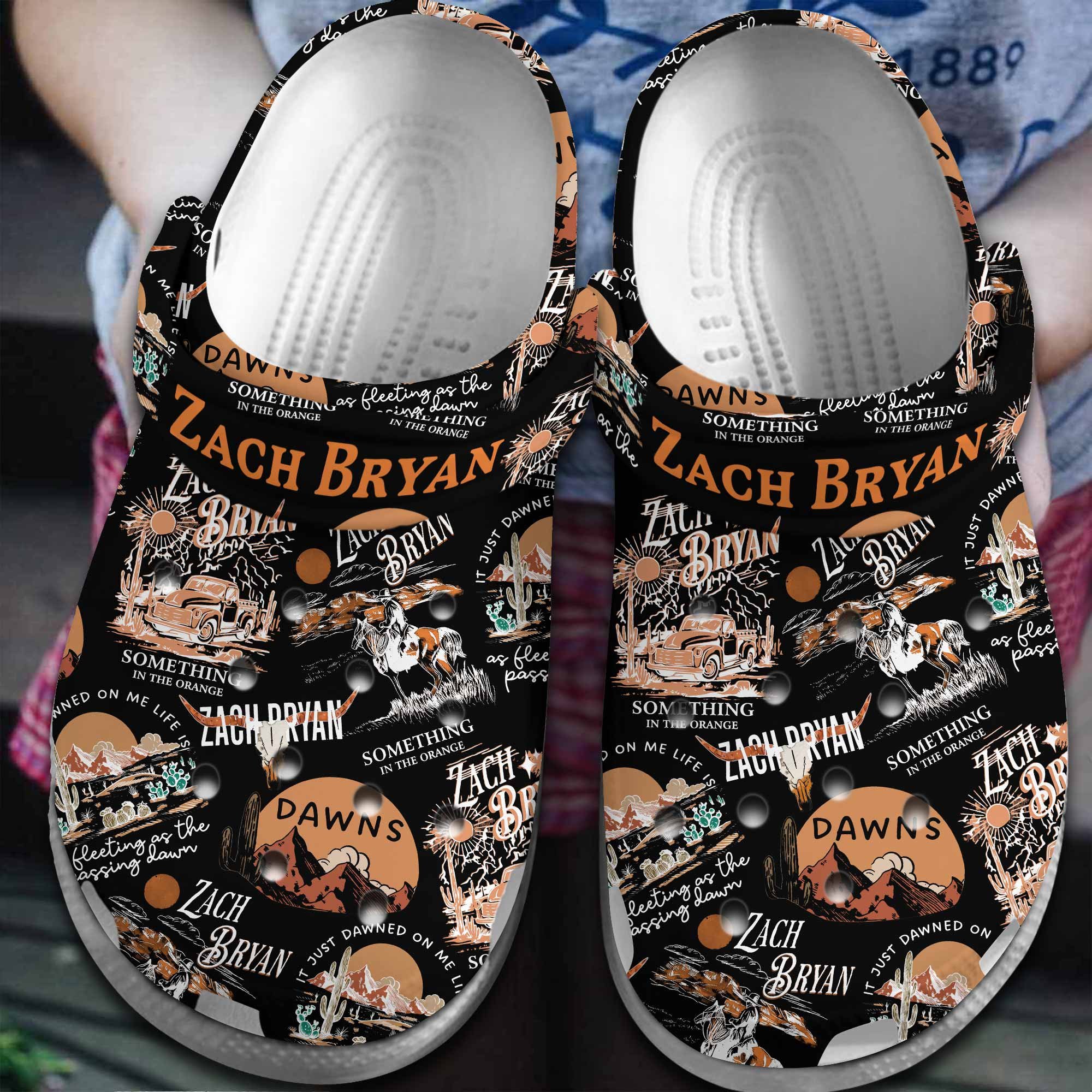 Zach Bryan Singer Music Crocss Clogs For Men Women And Kid 80Eaqzfj