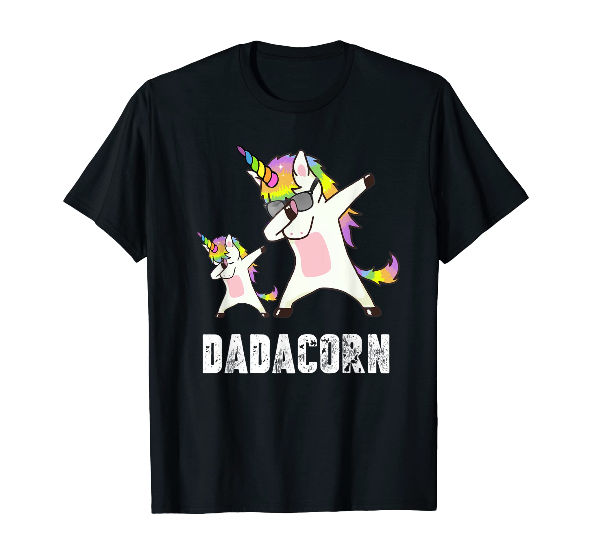 Mens Dadacorn Shirt Unicorn Dad and Baby – Best Gift for Father T-Shirt