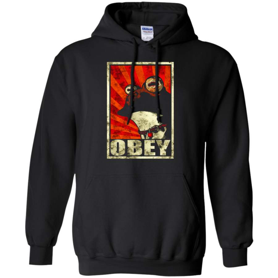 AGR All Glory To The Hypnotoad Futurama Obey Hoodie