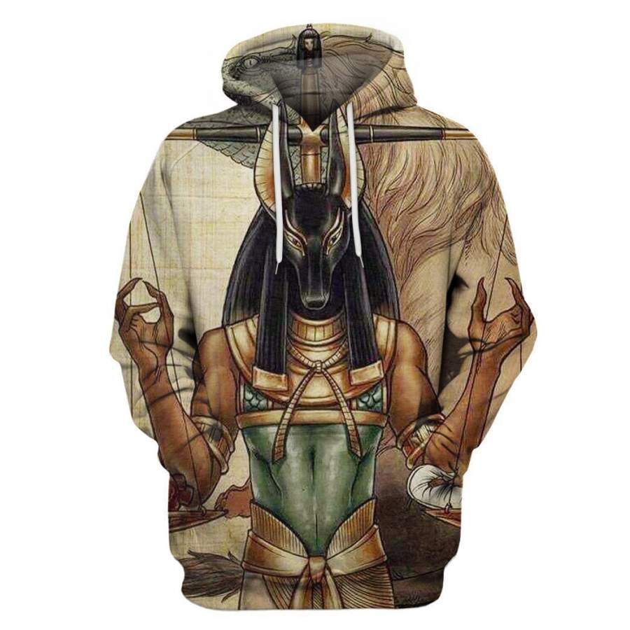 3D AOP Anubis and Ammit shirt