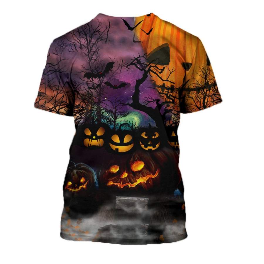 3D All Over Printed Halloween Truck Shirts and Shorts