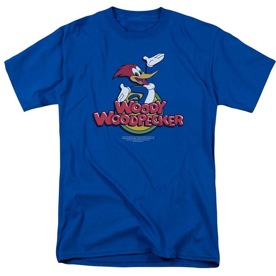 Woody Woodpecker Animated Cartoon Character Woody Adult T-Shirt Tee