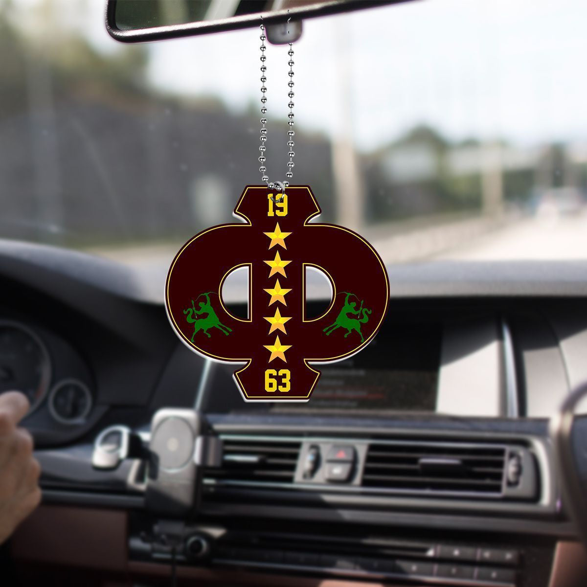 Fraternity Ornament – Iota Phi Theta Star Car Hanging Ornament