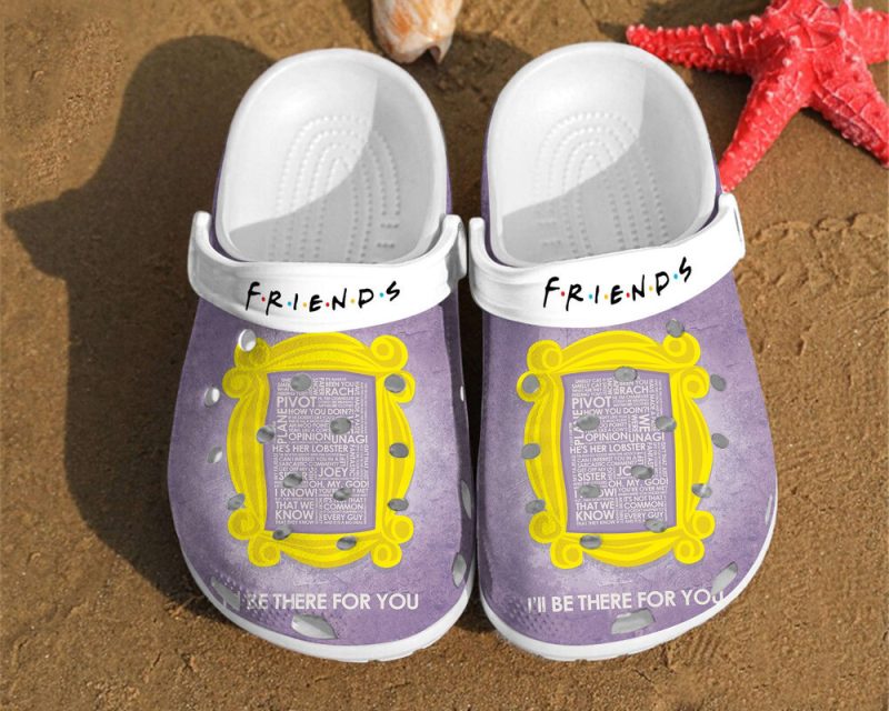 Friends I Be There For You Frame Birthday For Men And Women Gift For Fan Classic Water Rubber clog Shoes Comfy Footwear