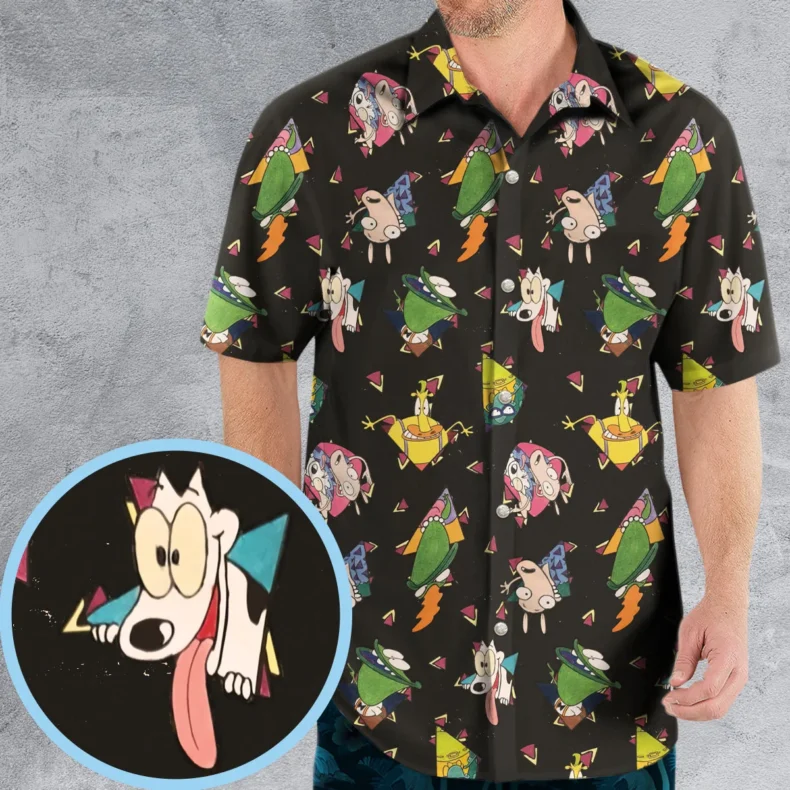 Rockos Modern Life Pattern Hawaiian Shirt