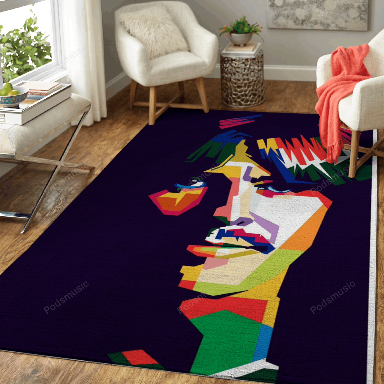 George Harrison TheBeatles – Music Popart Art For Fans Area Rug Carpet