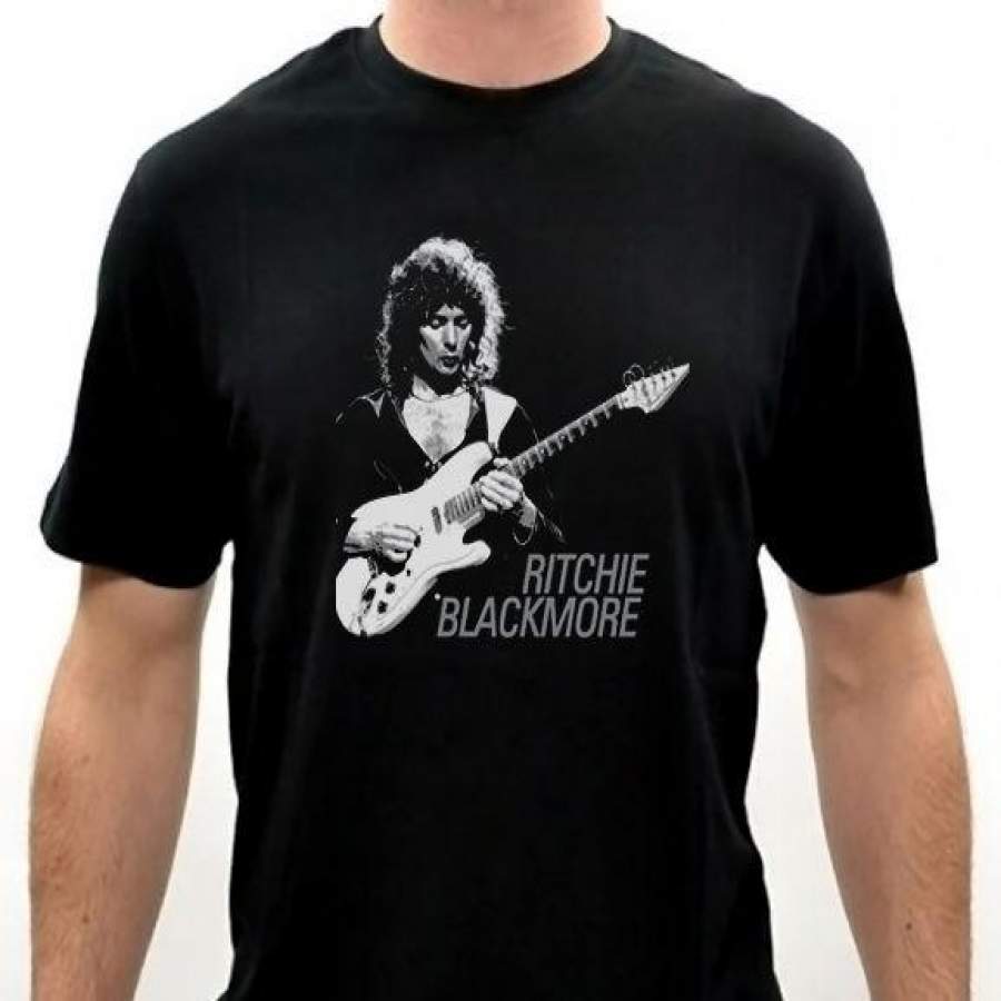 Ritchie Blackmore Mens Black T Shirt