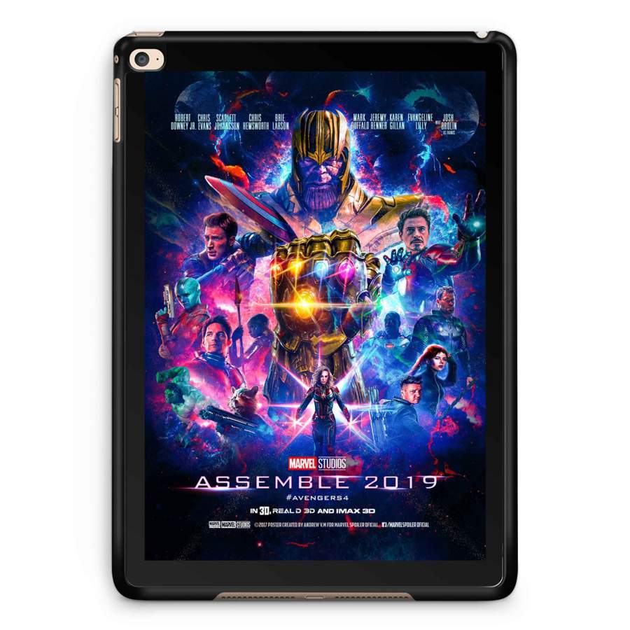 Avenger Endgame Movie Poster Thanos 2 iPad 2 / 3 / 4 / 5 / 6| iPad Air / Air 2 | iPad Mini 1 / 2 / 3 / 4 | iPad Pro Case